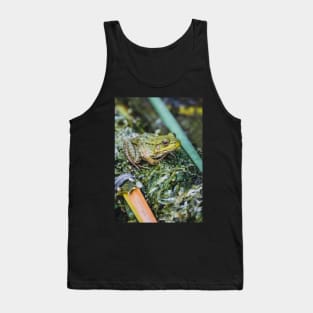 Green Frog, Green Cloak Photograph Tank Top